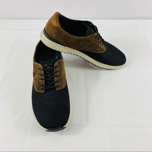 Reef Ridge Brown Canvas Suede Lace Up Shoes Sz 13
